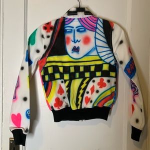 Big Bud Press OOAK Painted Bomber Jacket